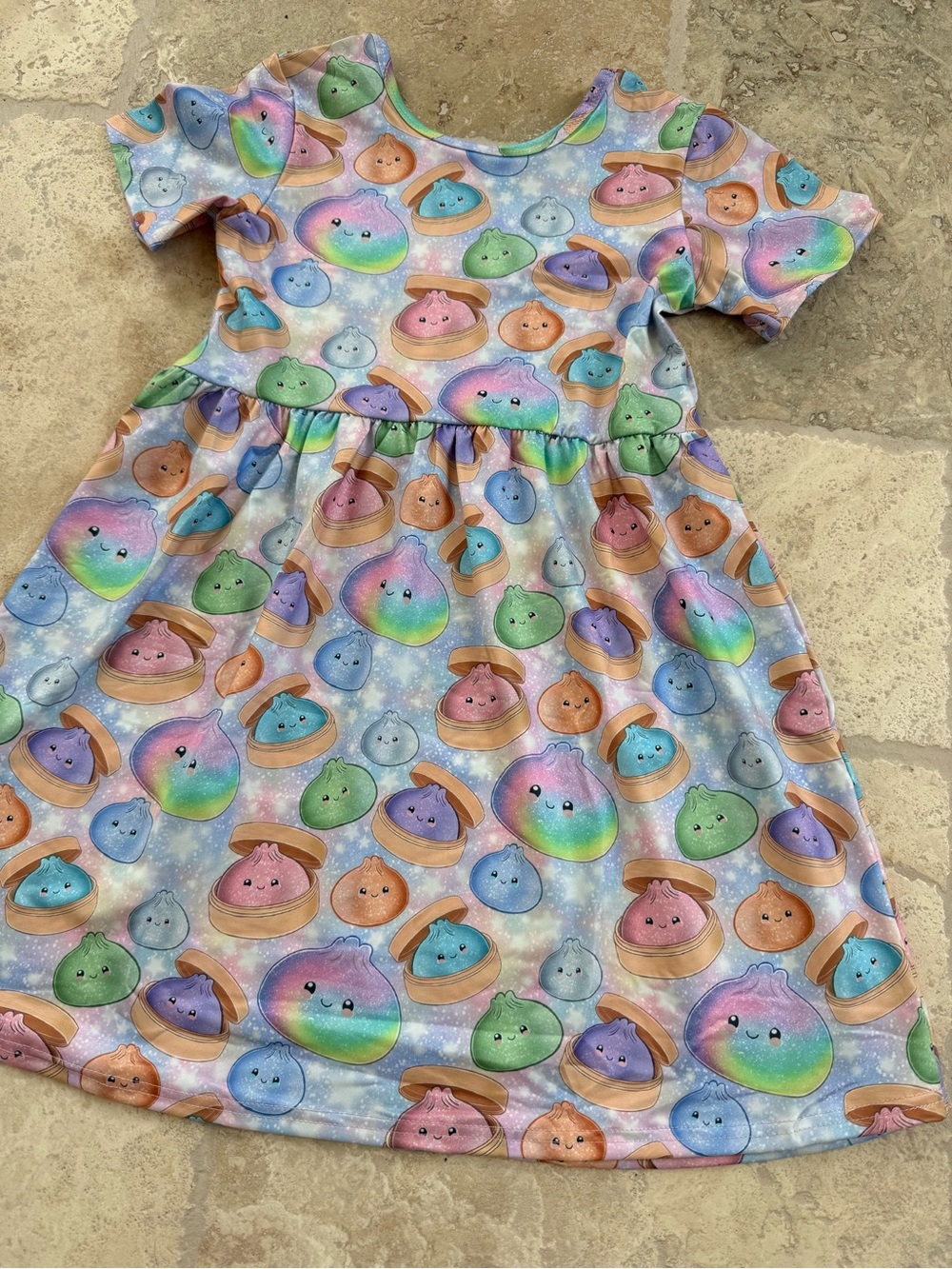 Squishy Dumpling dim sum kawaii themed dress